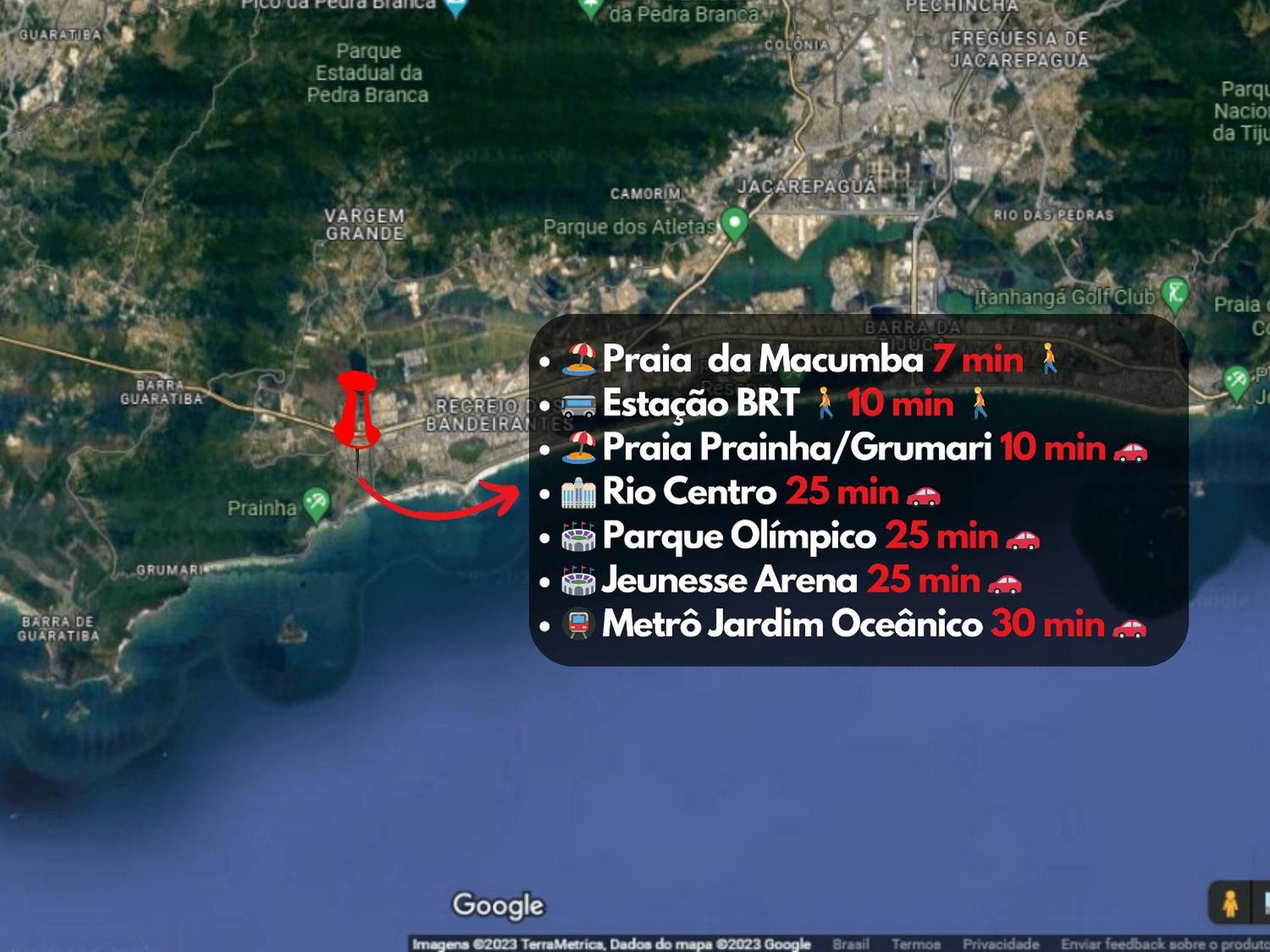 Hébergement de vacances Confortavel 3qts Vaga 5 Min Do Recreio - - Ao Lado Do Rock In Rio Rio de Janeiro